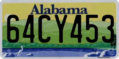 AL license plate 64CY453