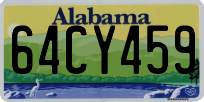 AL license plate 64CY459