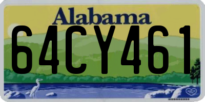 AL license plate 64CY461