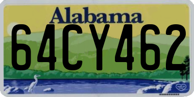 AL license plate 64CY462