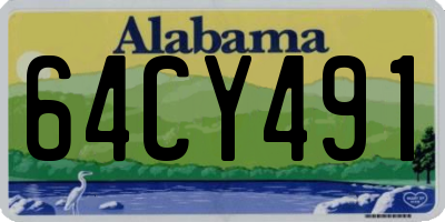 AL license plate 64CY491
