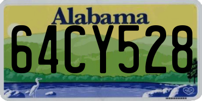 AL license plate 64CY528
