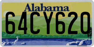 AL license plate 64CY620