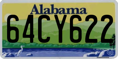 AL license plate 64CY622