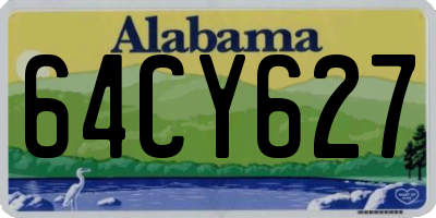 AL license plate 64CY627