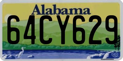 AL license plate 64CY629