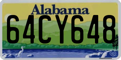 AL license plate 64CY648