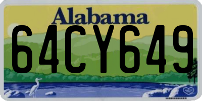 AL license plate 64CY649