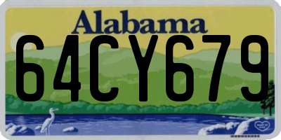 AL license plate 64CY679