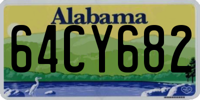 AL license plate 64CY682