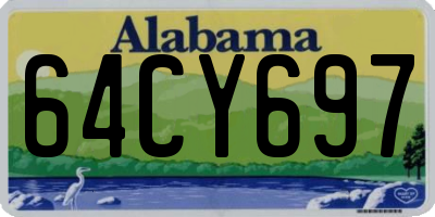 AL license plate 64CY697
