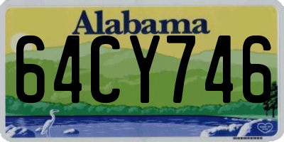 AL license plate 64CY746