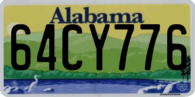 AL license plate 64CY776