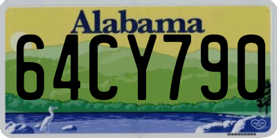 AL license plate 64CY790
