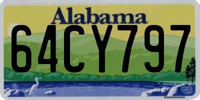 AL license plate 64CY797