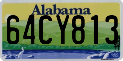 AL license plate 64CY813