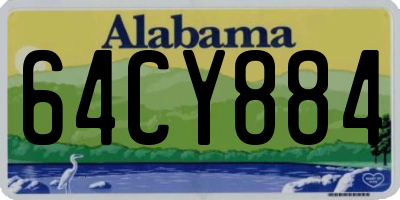 AL license plate 64CY884
