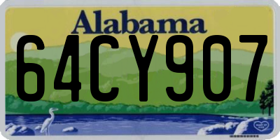 AL license plate 64CY907