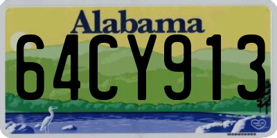 AL license plate 64CY913
