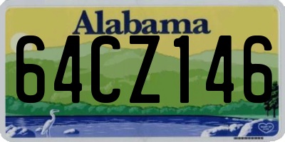 AL license plate 64CZ146