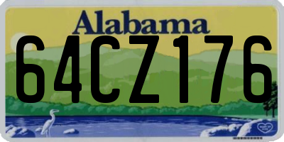 AL license plate 64CZ176