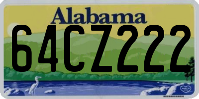 AL license plate 64CZ222