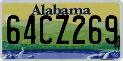 AL license plate 64CZ269