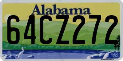AL license plate 64CZ272