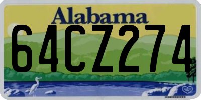 AL license plate 64CZ274