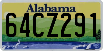 AL license plate 64CZ291