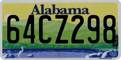 AL license plate 64CZ298