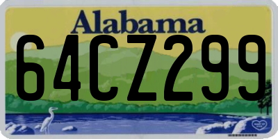AL license plate 64CZ299