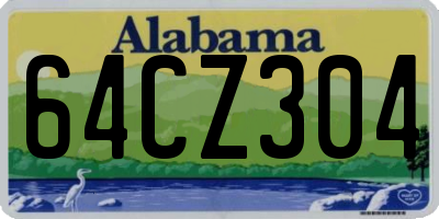 AL license plate 64CZ304