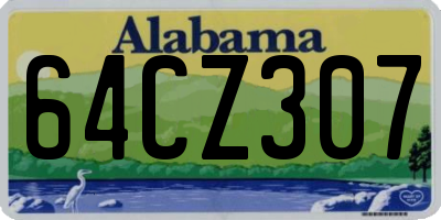 AL license plate 64CZ307