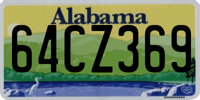 AL license plate 64CZ369