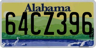 AL license plate 64CZ396