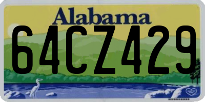 AL license plate 64CZ429