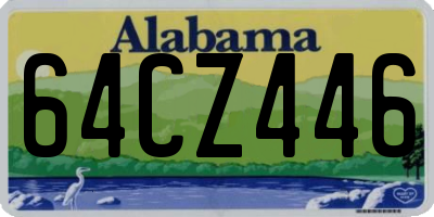 AL license plate 64CZ446