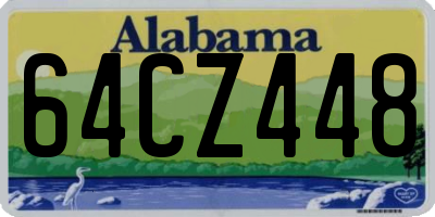 AL license plate 64CZ448