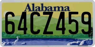 AL license plate 64CZ459