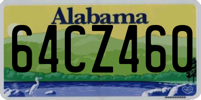 AL license plate 64CZ460