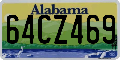 AL license plate 64CZ469