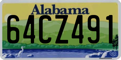 AL license plate 64CZ491