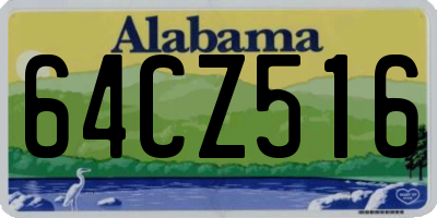AL license plate 64CZ516
