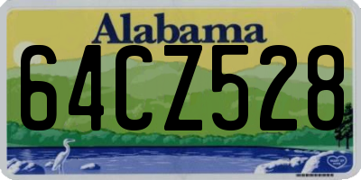 AL license plate 64CZ528