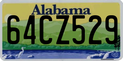 AL license plate 64CZ529