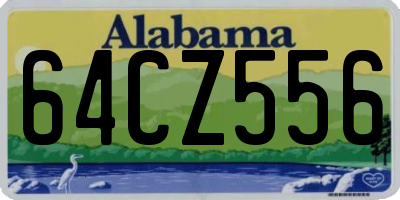 AL license plate 64CZ556