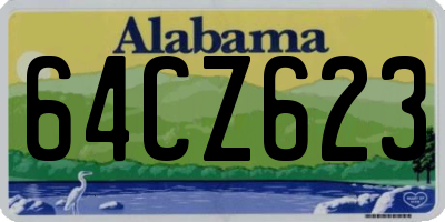 AL license plate 64CZ623