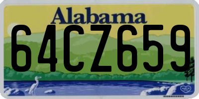AL license plate 64CZ659