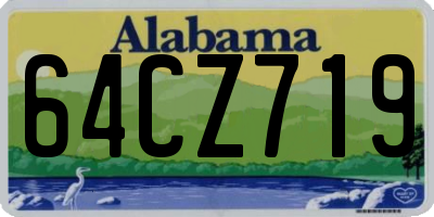 AL license plate 64CZ719